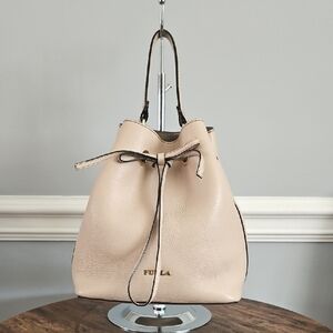 Furla Leather Bucket Bag
